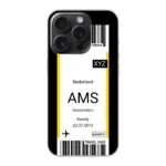 Eigen hoesje maken - Vliegticket - Soft hoesje