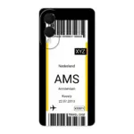 Eigen hoesje maken - Vliegticket - Soft hoesje