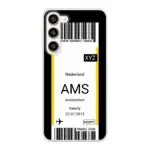 Eigen hoesje maken - Vliegticket - Soft hoesje