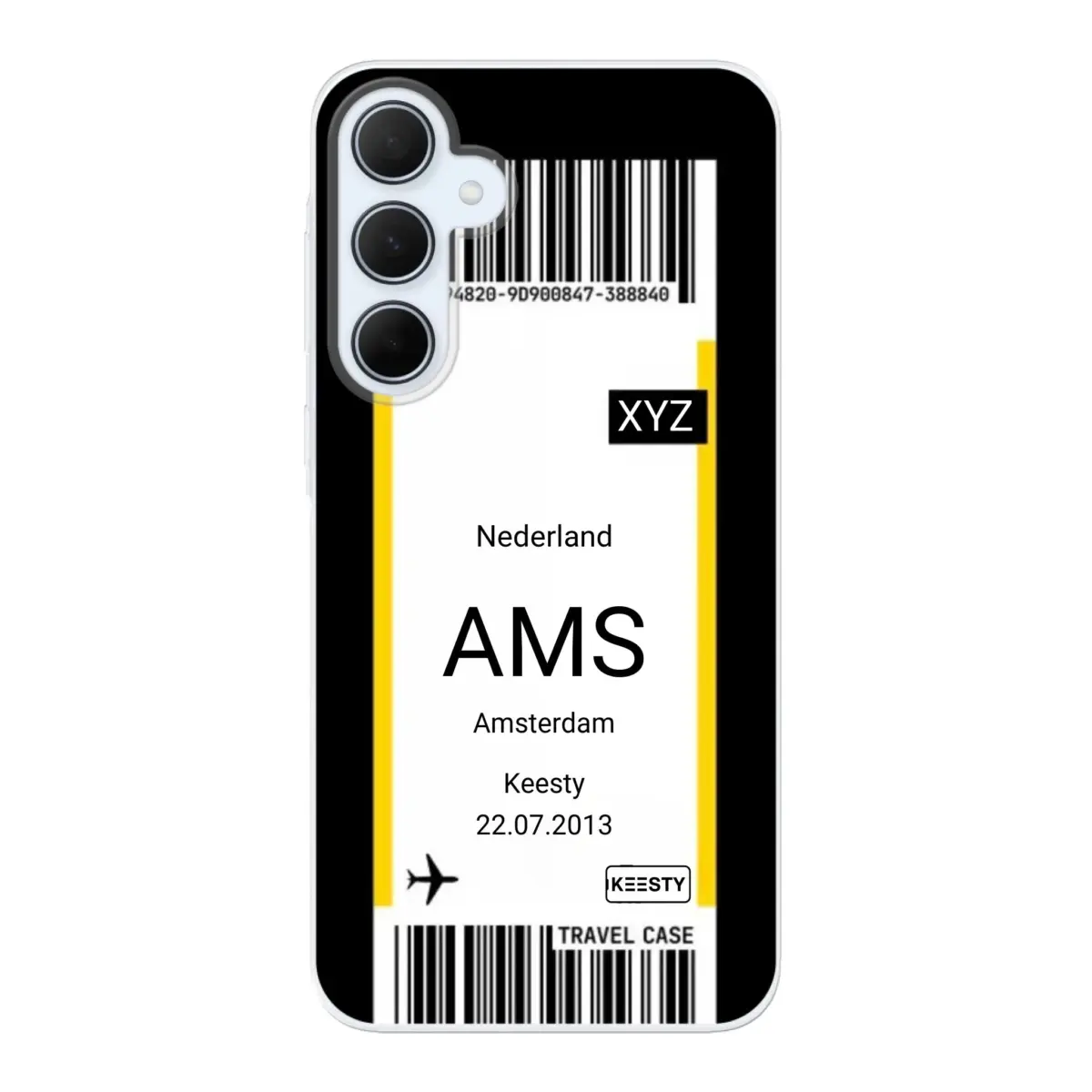 Eigen hoesje maken - Vliegticket - Soft hoesje