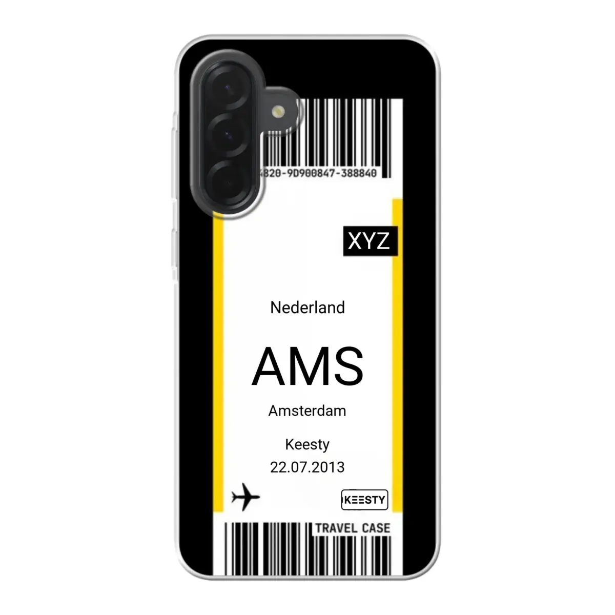 Eigen hoesje maken - Vliegticket - Soft hoesje