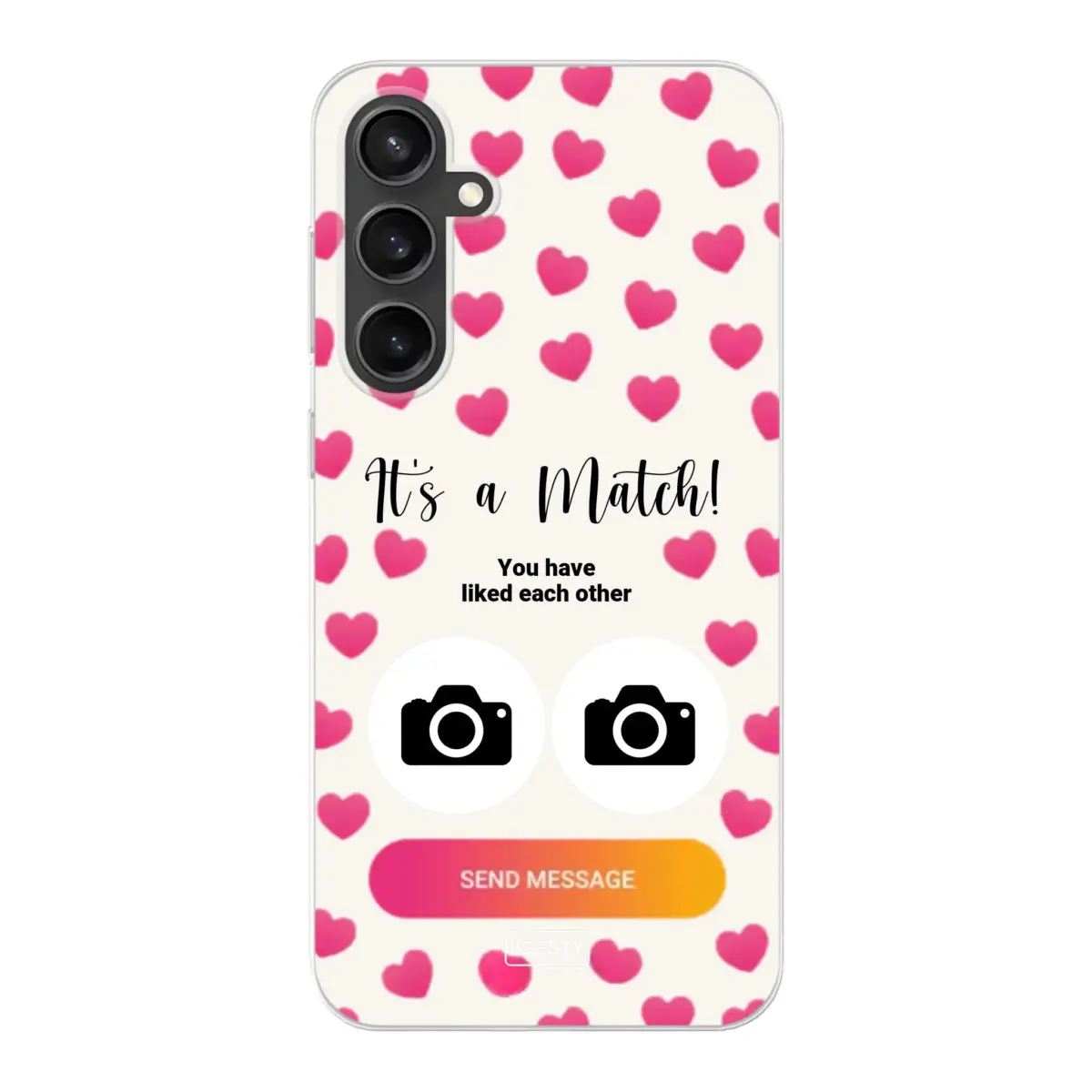 Telefoonhoesje Met Foto - It's a match - Soft hoesje