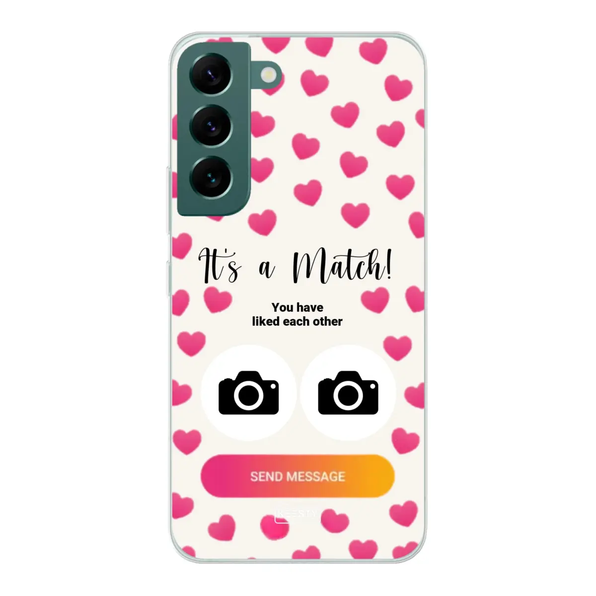 Telefoonhoesje Met Foto - It's a match - Soft hoesje