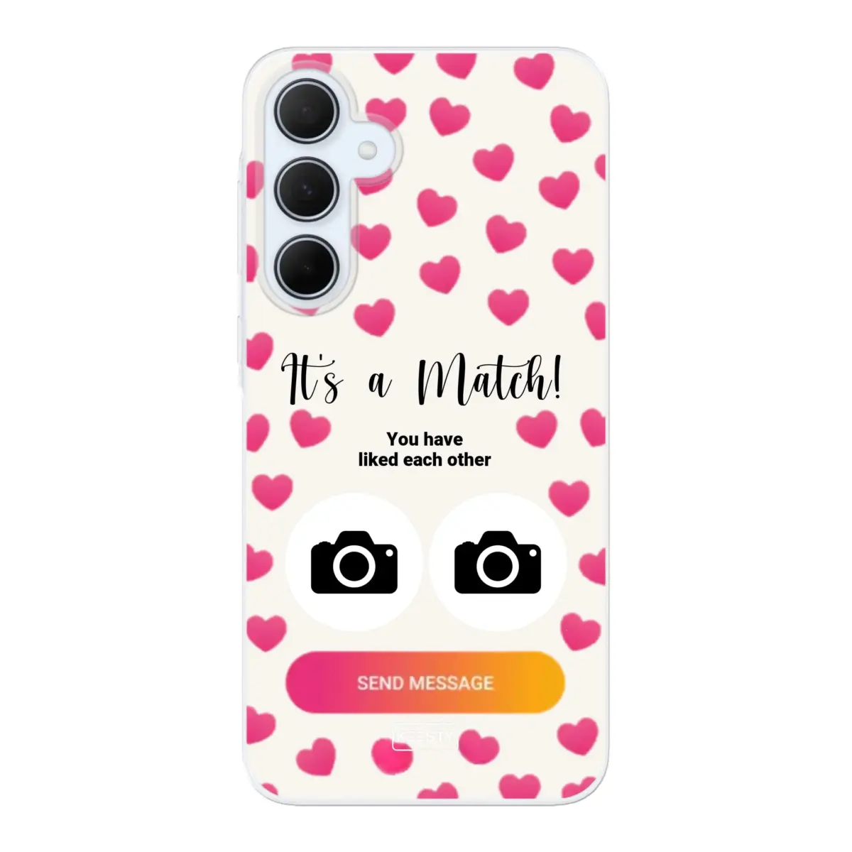 Telefoonhoesje Met Foto - It's a match - Soft hoesje