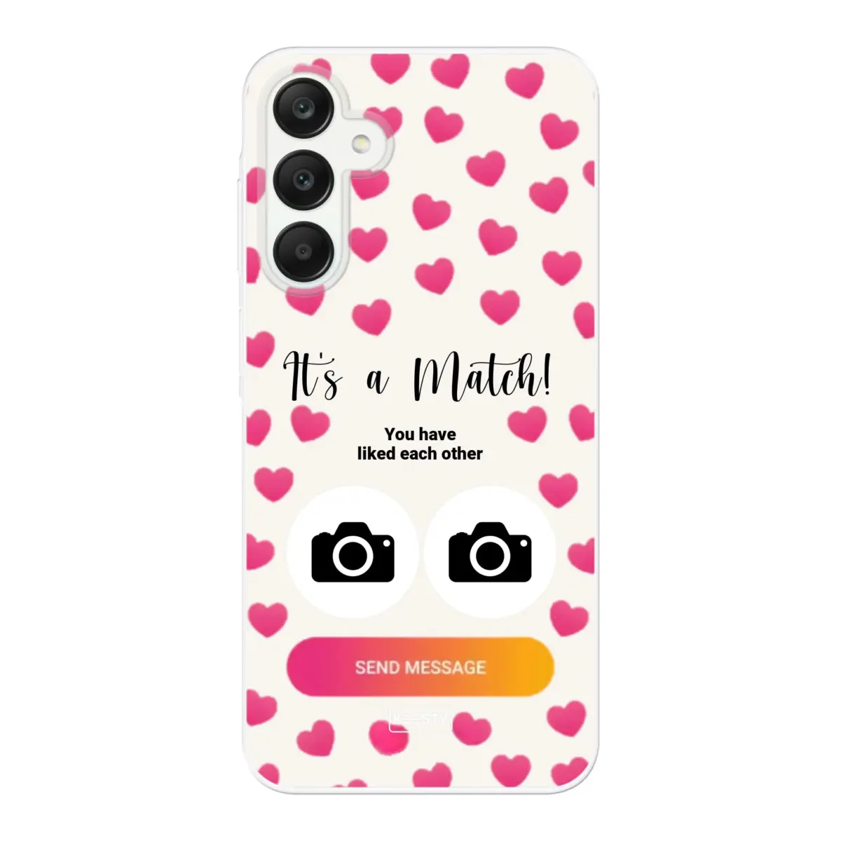 Telefoonhoesje Met Foto - It's a match - Soft hoesje