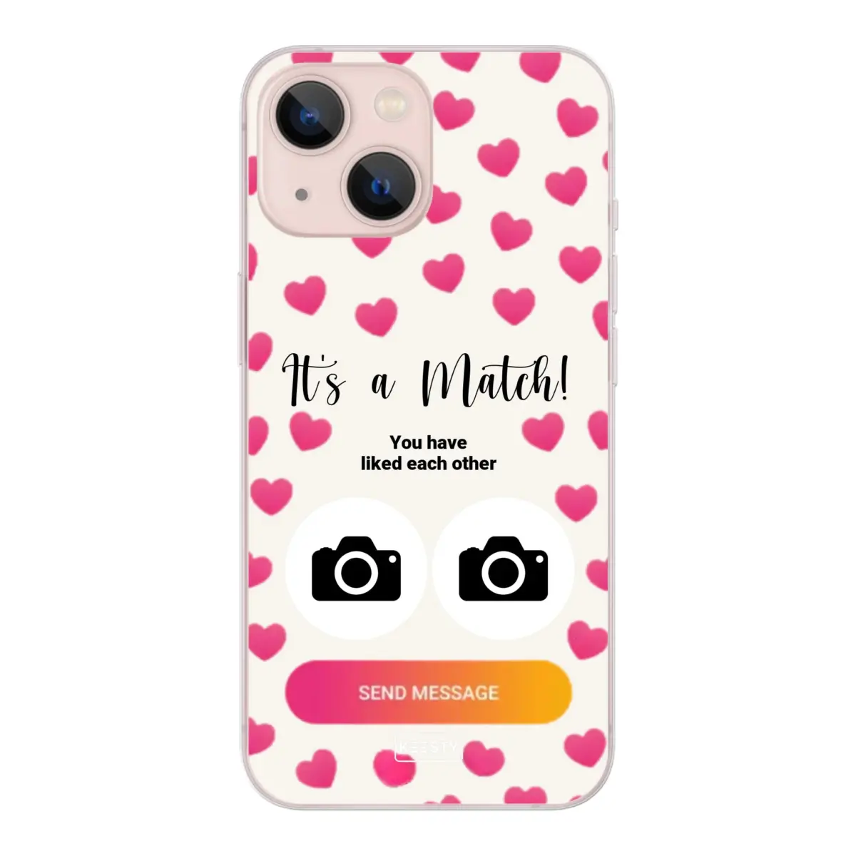 Telefoonhoesje Met Foto - It's a match - Soft hoesje