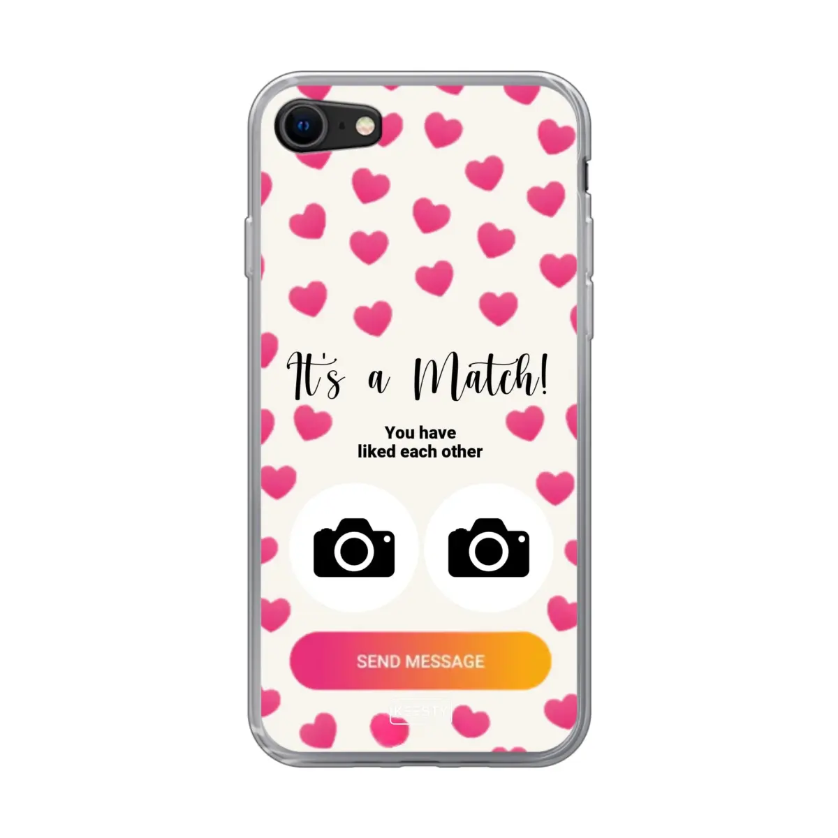 Telefoonhoesje Met Foto - It's a match - Soft hoesje
