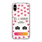 Telefoonhoesje Met Foto - It's a match - Soft hoesje