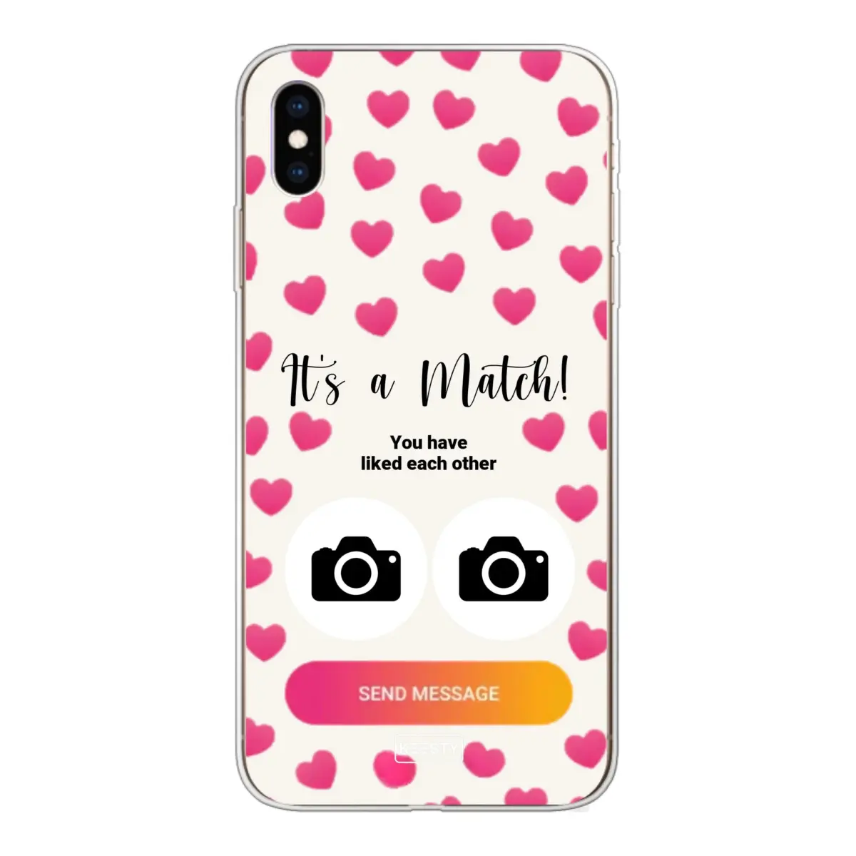 Telefoonhoesje Met Foto - It's a match - Soft hoesje