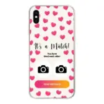 Telefoonhoesje Met Foto - It's a match - Soft hoesje