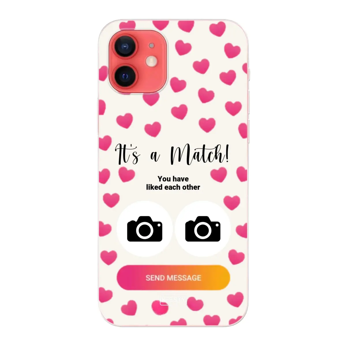 Telefoonhoesje Met Foto - It's a match - Soft hoesje