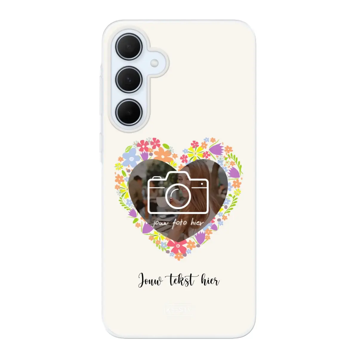Telefoonhoesje Met Foto - Floral - Soft hoesje