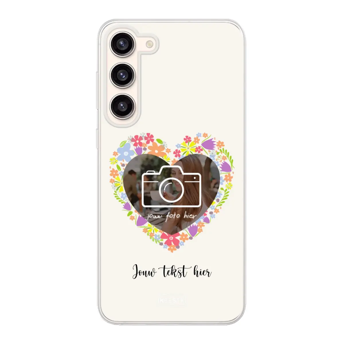 Telefoonhoesje Met Foto - Floral - Soft hoesje