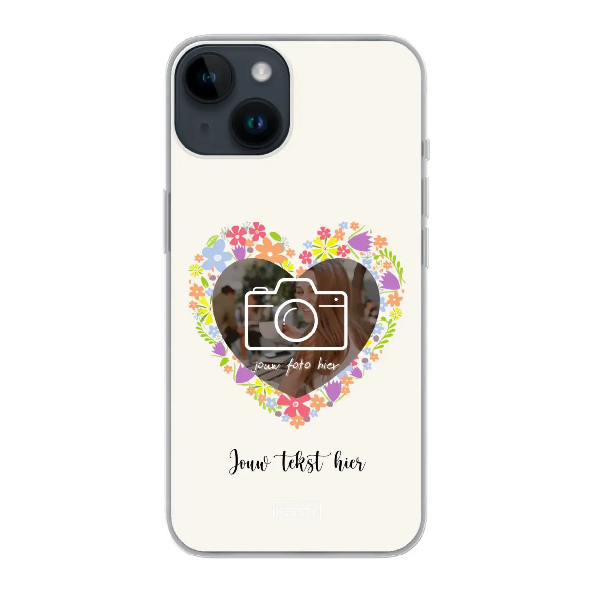 Telefoonhoesje Met Foto - Floral - Soft hoesje