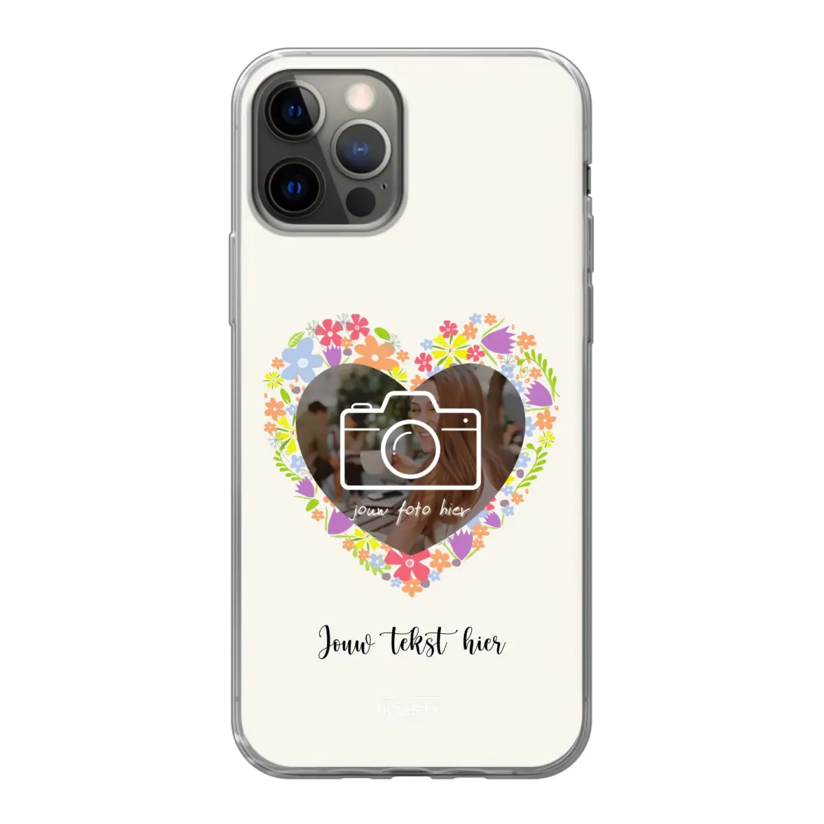 Telefoonhoesje Met Foto - Floral - Soft hoesje