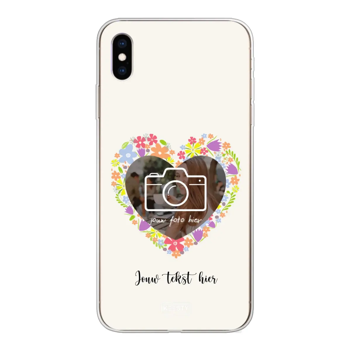 Telefoonhoesje Met Foto - Floral - Soft hoesje