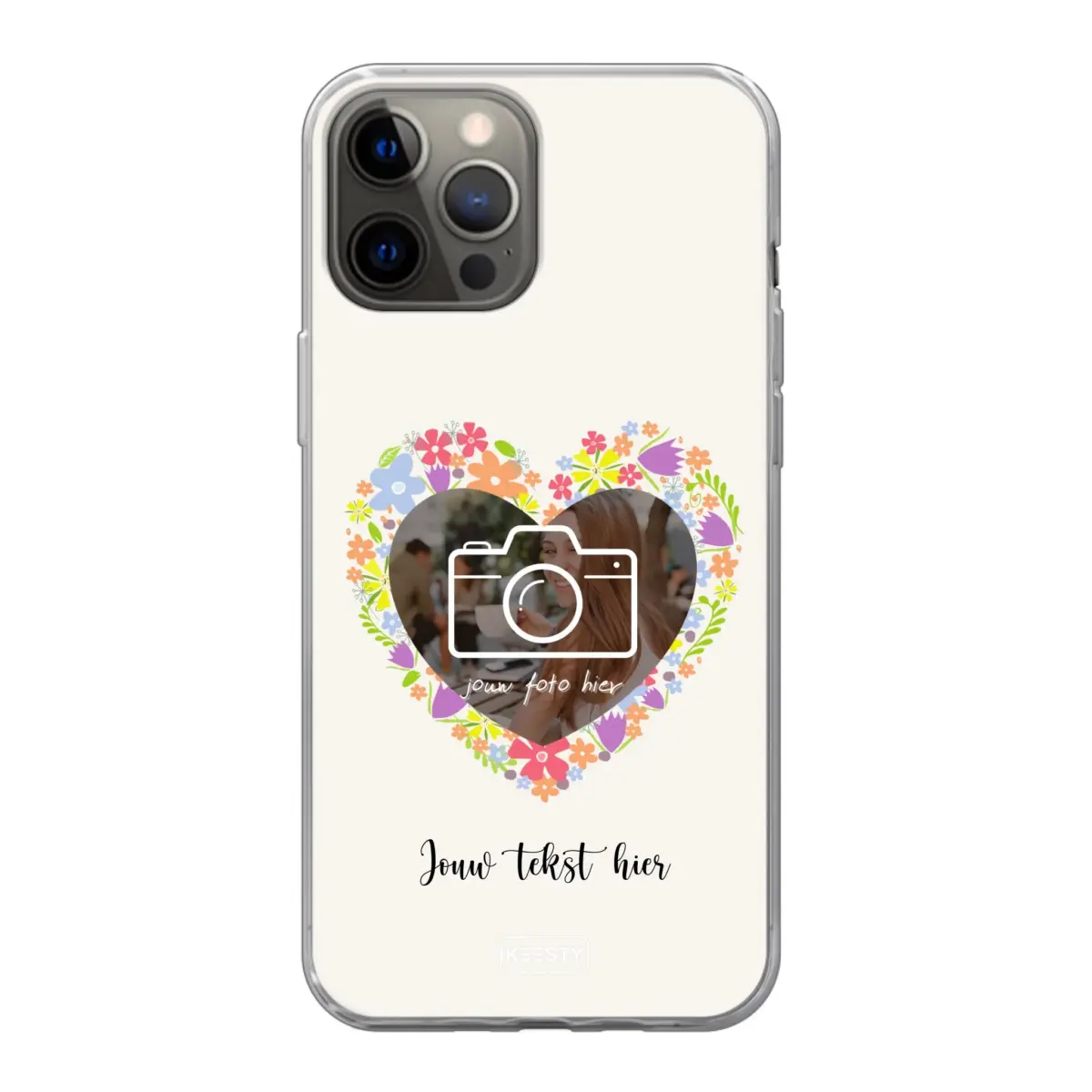 Telefoonhoesje Met Foto - Floral - Soft hoesje
