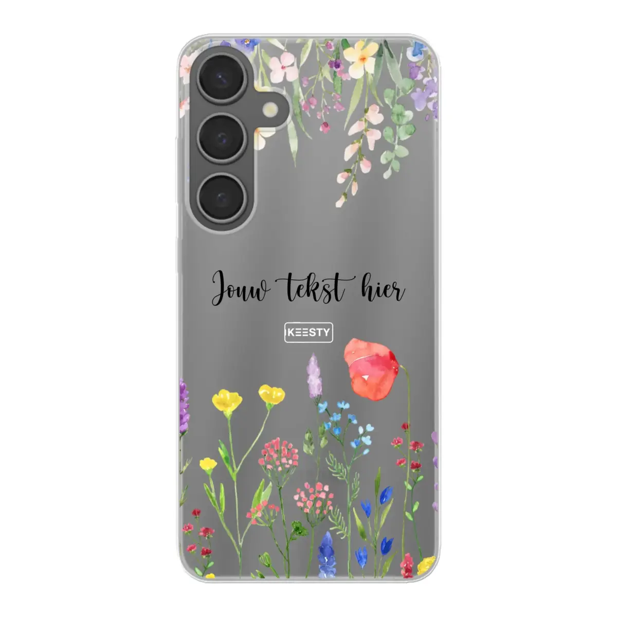 Telefoonhoesje Met Foto Maken - Bloemen - Soft hoesje