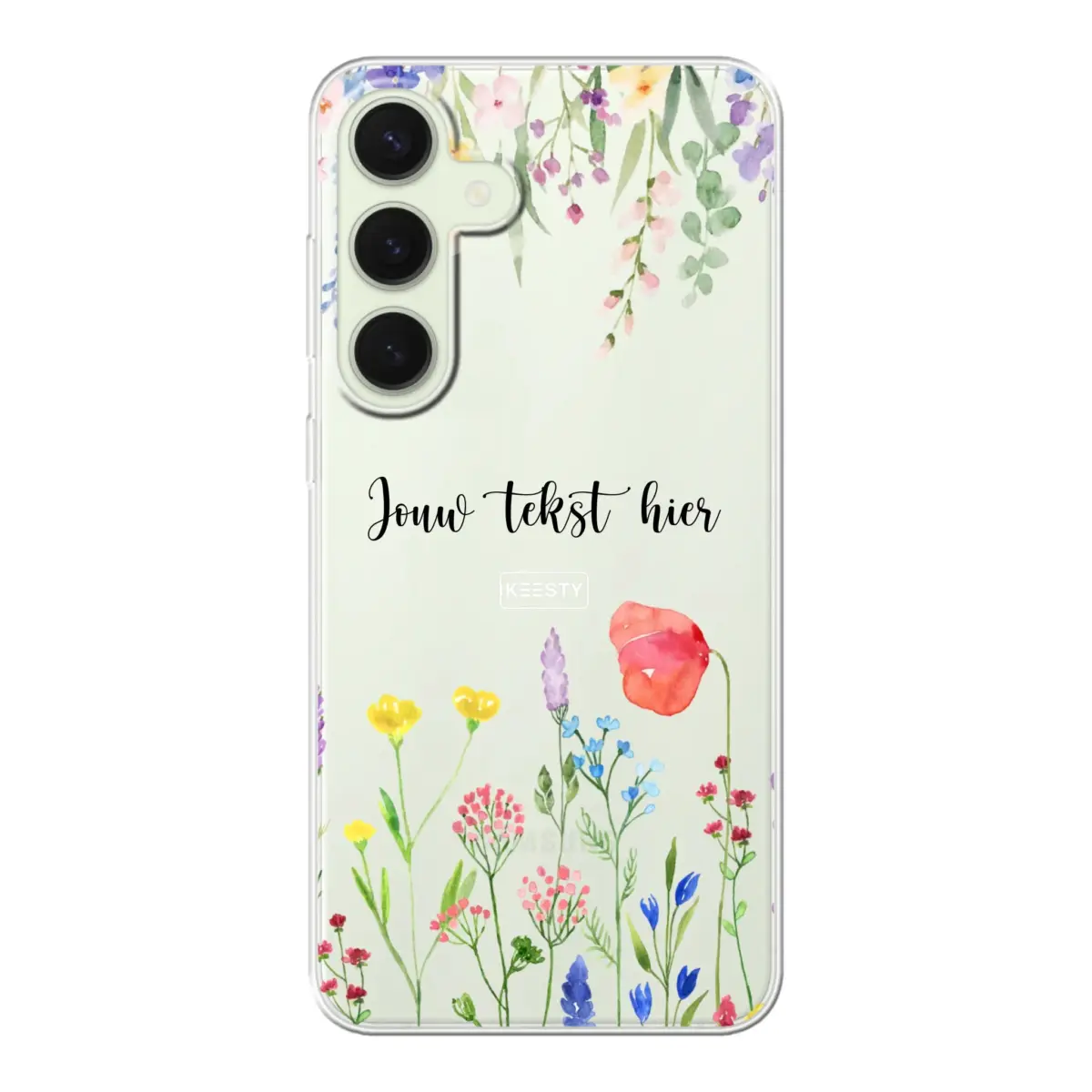Telefoonhoesje Met Foto Maken - Bloemen - Soft hoesje