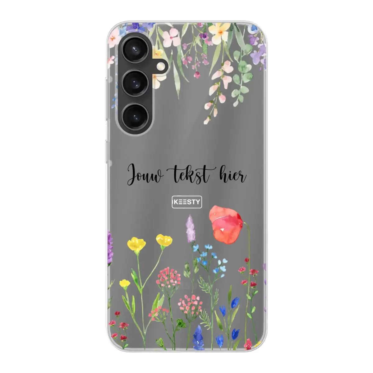 Telefoonhoesje Met Foto Maken - Bloemen - Soft hoesje