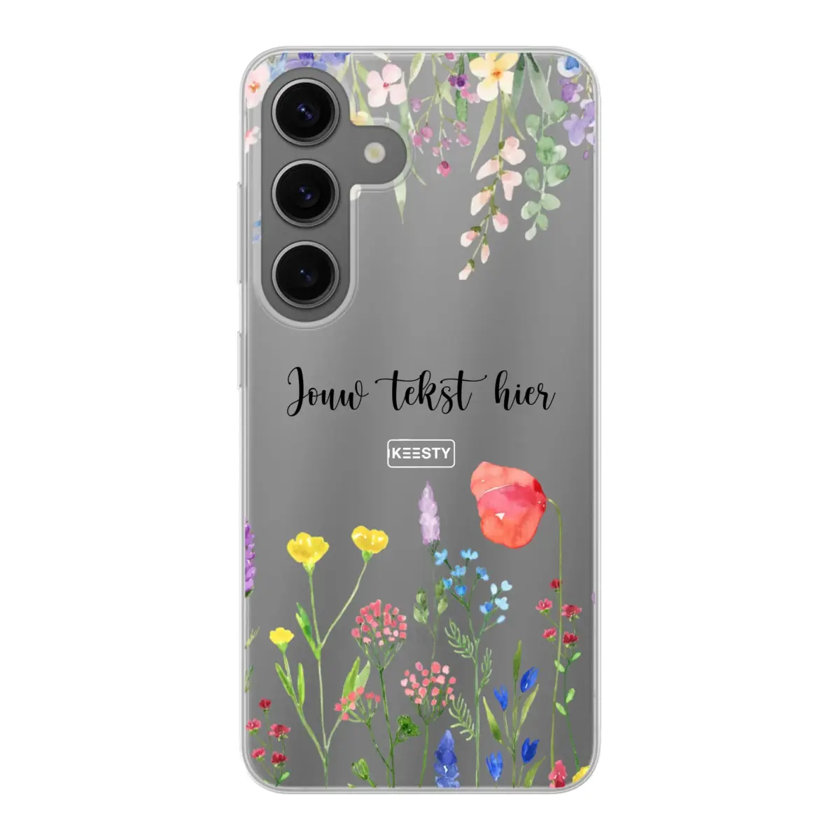 Telefoonhoesje Met Foto Maken - Bloemen - Soft hoesje