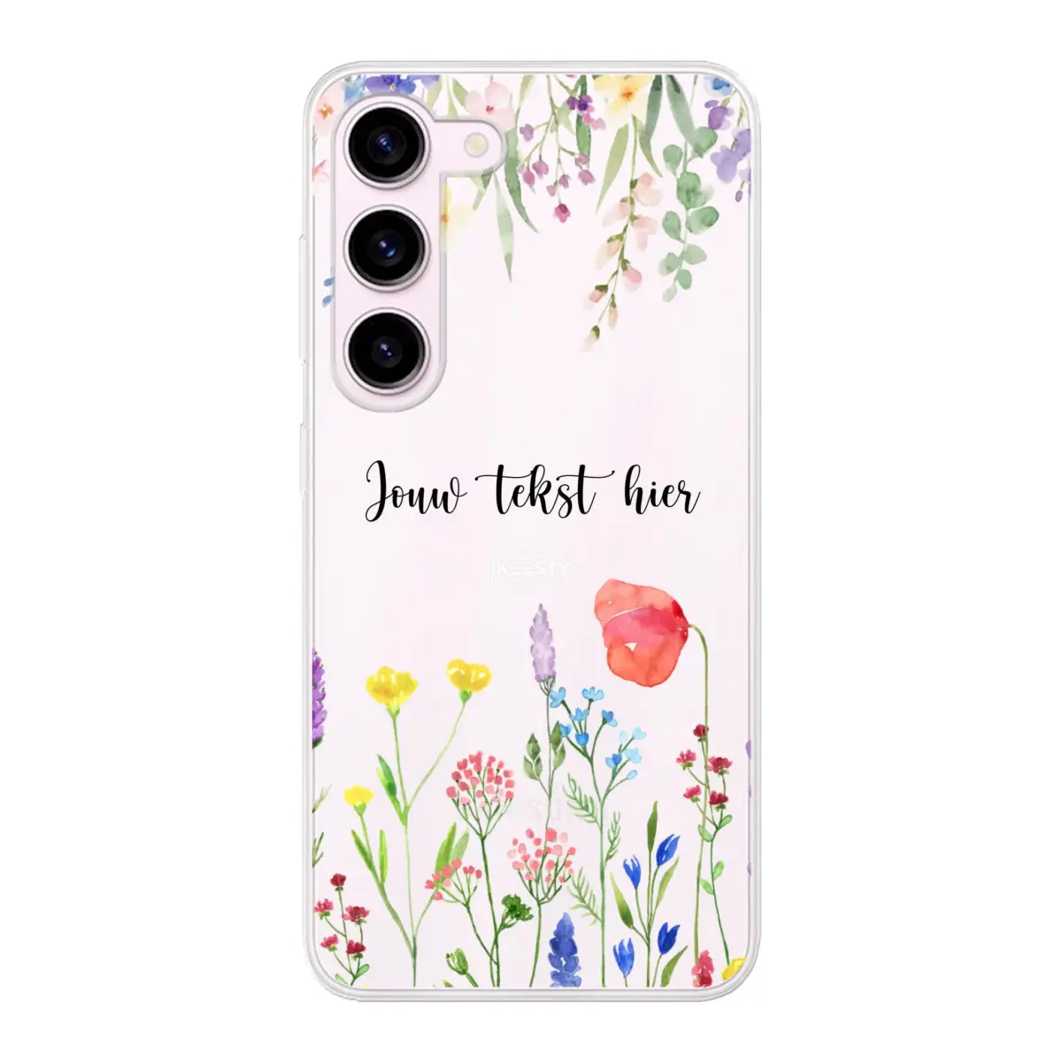 Telefoonhoesje Met Foto Maken - Bloemen - Soft hoesje