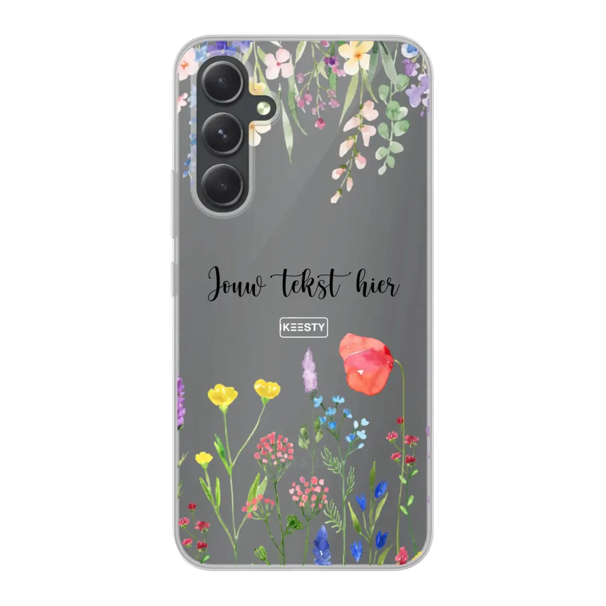 Telefoonhoesje Met Foto Maken - Bloemen - Soft hoesje