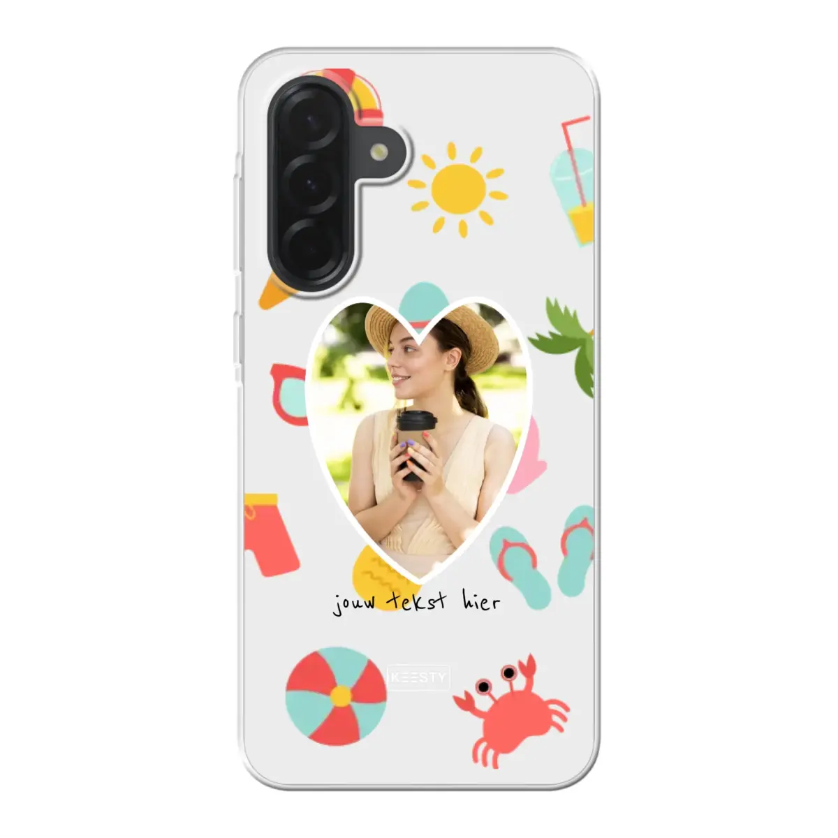 Telefoonhoesje Met Foto - SUmmer Mix - Soft hoesje