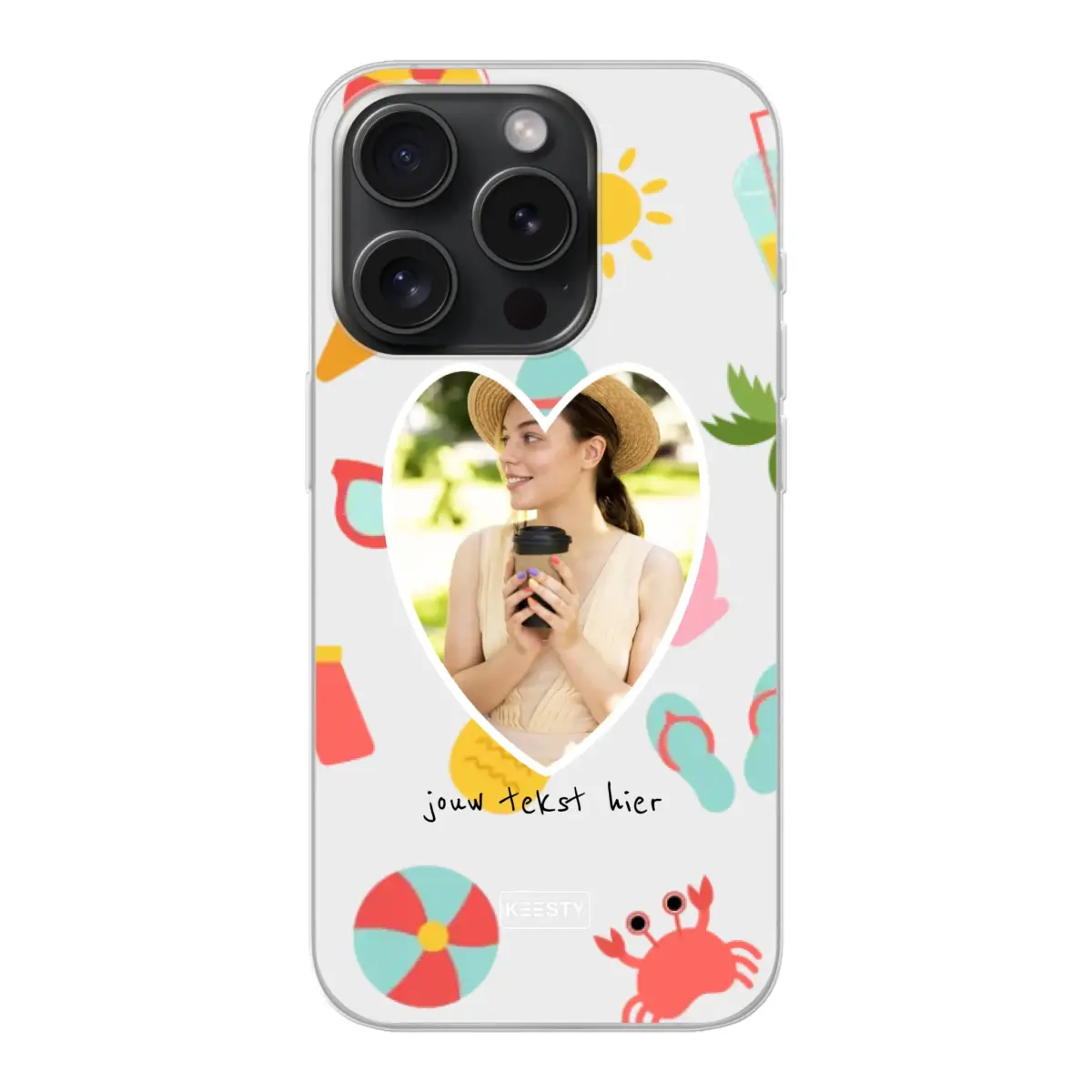 Telefoonhoesje Met Foto - SUmmer Mix - Soft hoesje