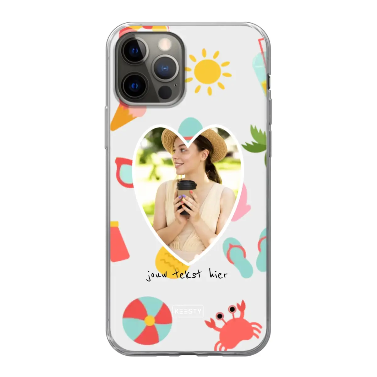 Telefoonhoesje Met Foto - SUmmer Mix - Soft hoesje