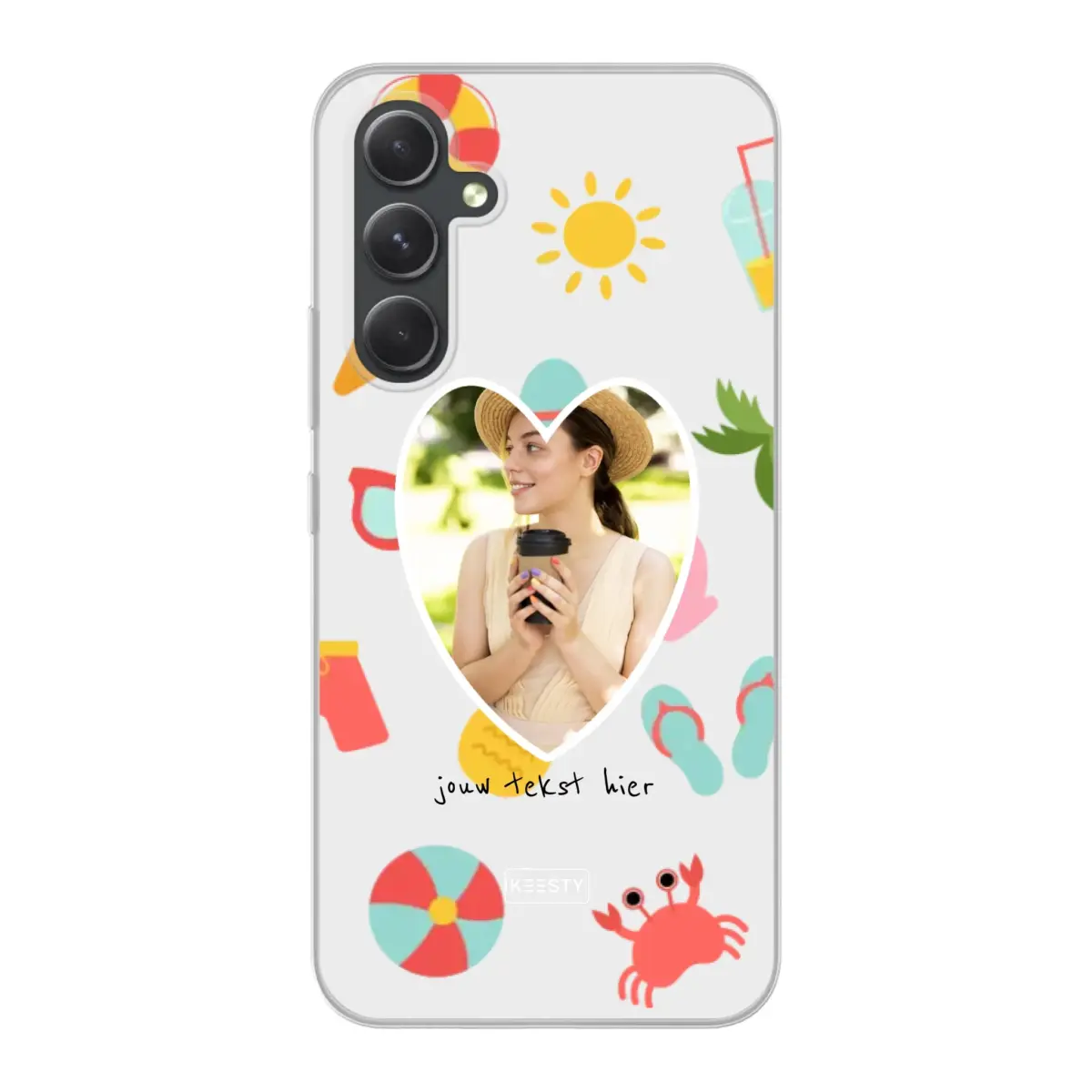 Telefoonhoesje Met Foto - SUmmer Mix - Soft hoesje