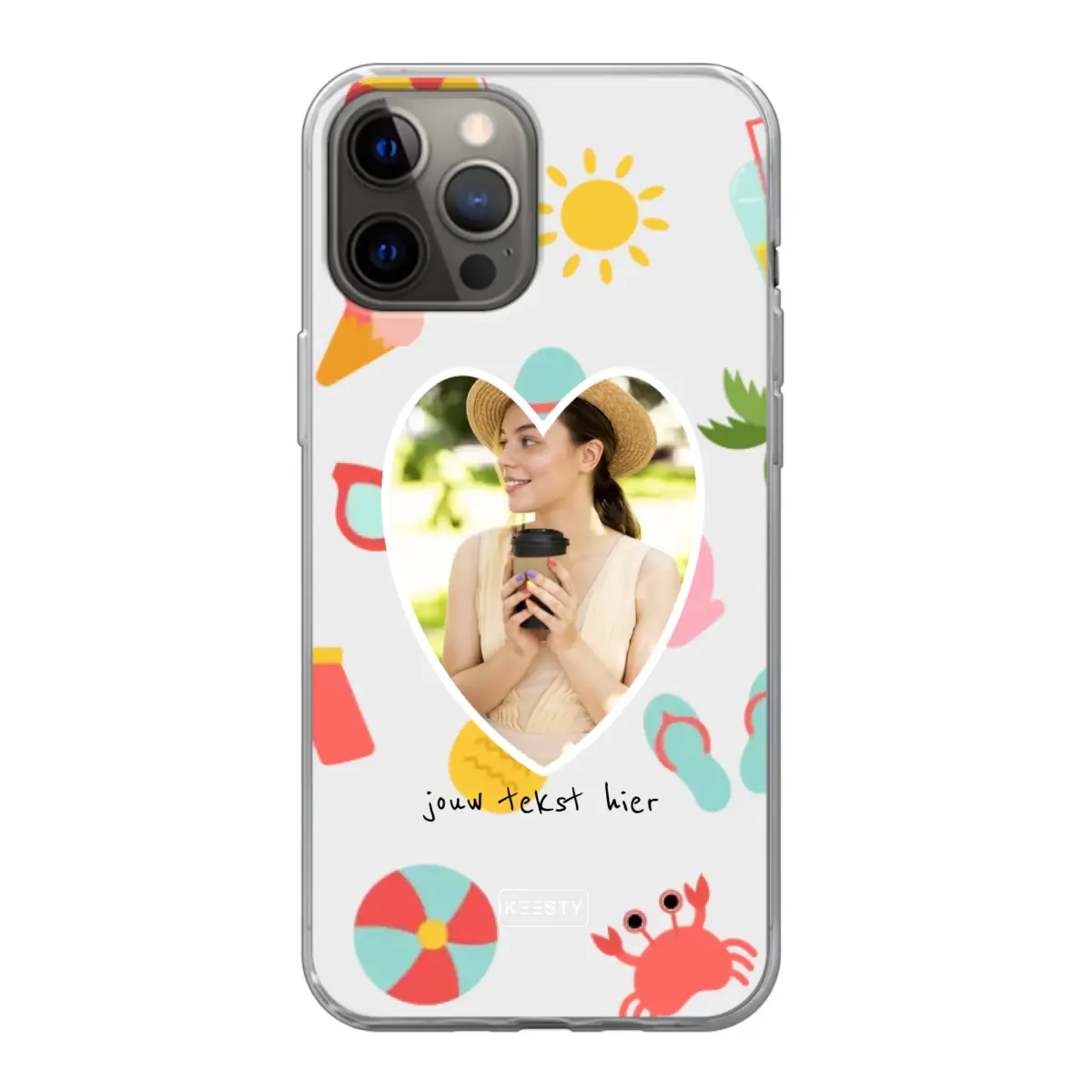 Telefoonhoesje Met Foto - SUmmer Mix - Soft hoesje