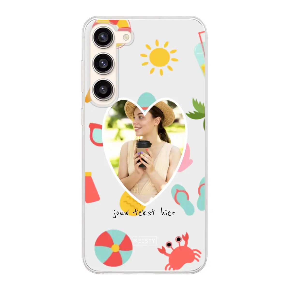 Telefoonhoesje Met Foto - SUmmer Mix - Soft hoesje