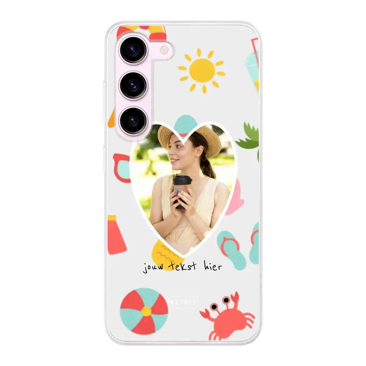 Telefoonhoesje Met Foto - SUmmer Mix - Soft hoesje