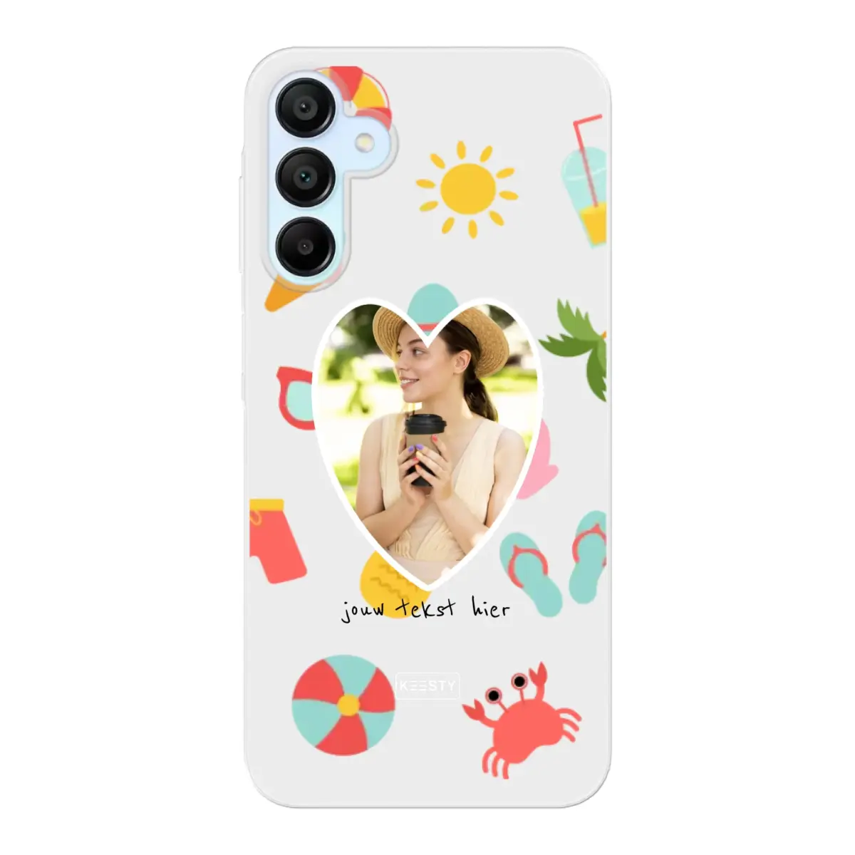 Telefoonhoesje Met Foto - SUmmer Mix - Soft hoesje