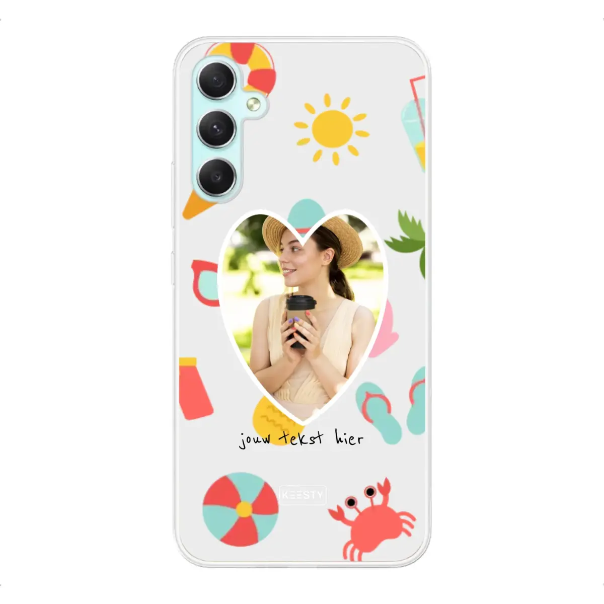 Telefoonhoesje Met Foto - SUmmer Mix - Soft hoesje