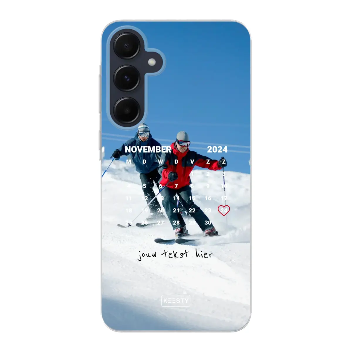 Telefoonhoesje Met Foto - Kalender cadeau - Soft hoesje