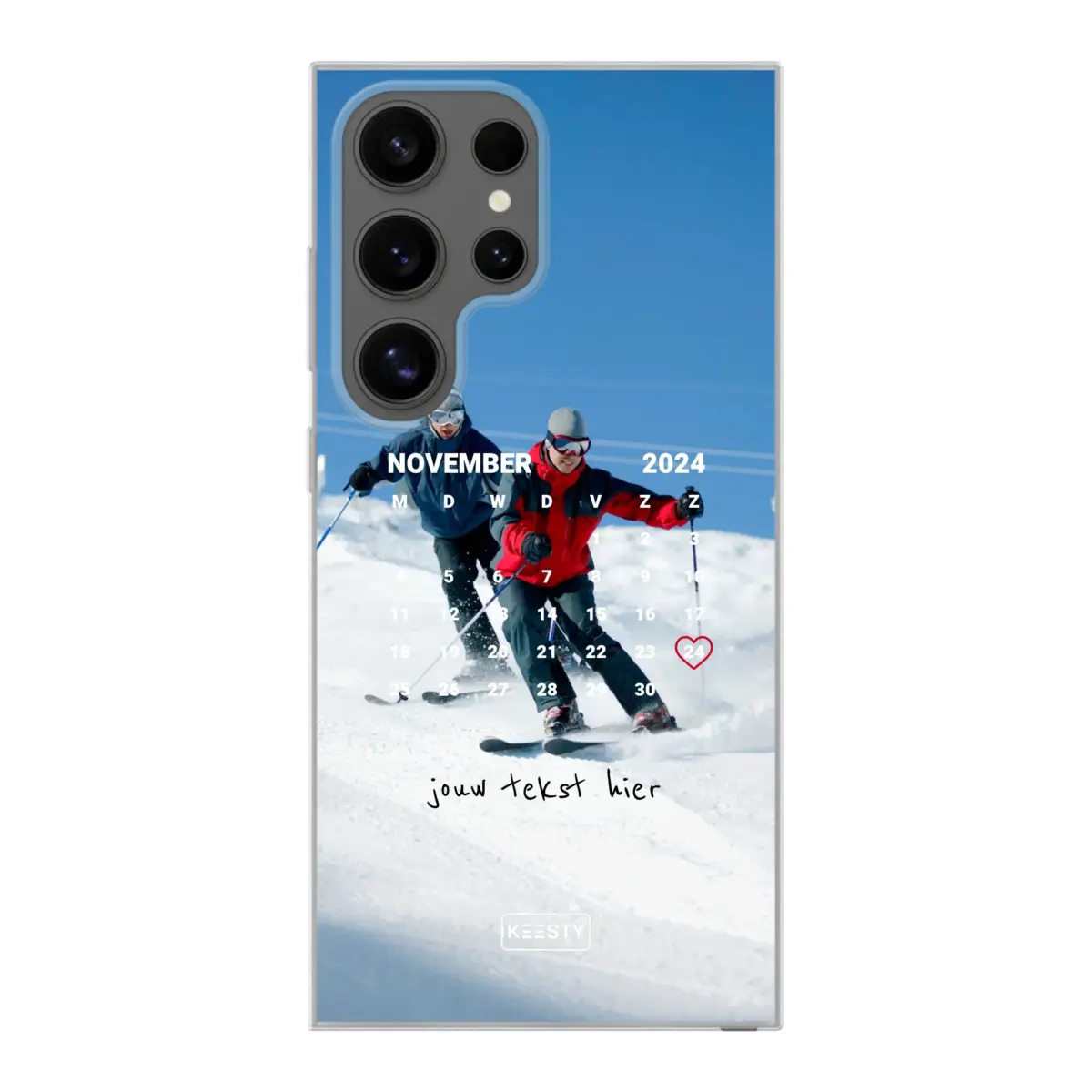 Telefoonhoesje Met Foto - Kalender cadeau - Soft hoesje