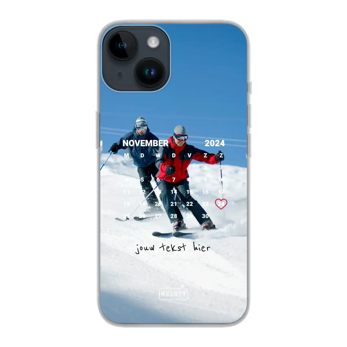 Telefoonhoesje Met Foto - Kalender cadeau - Soft hoesje