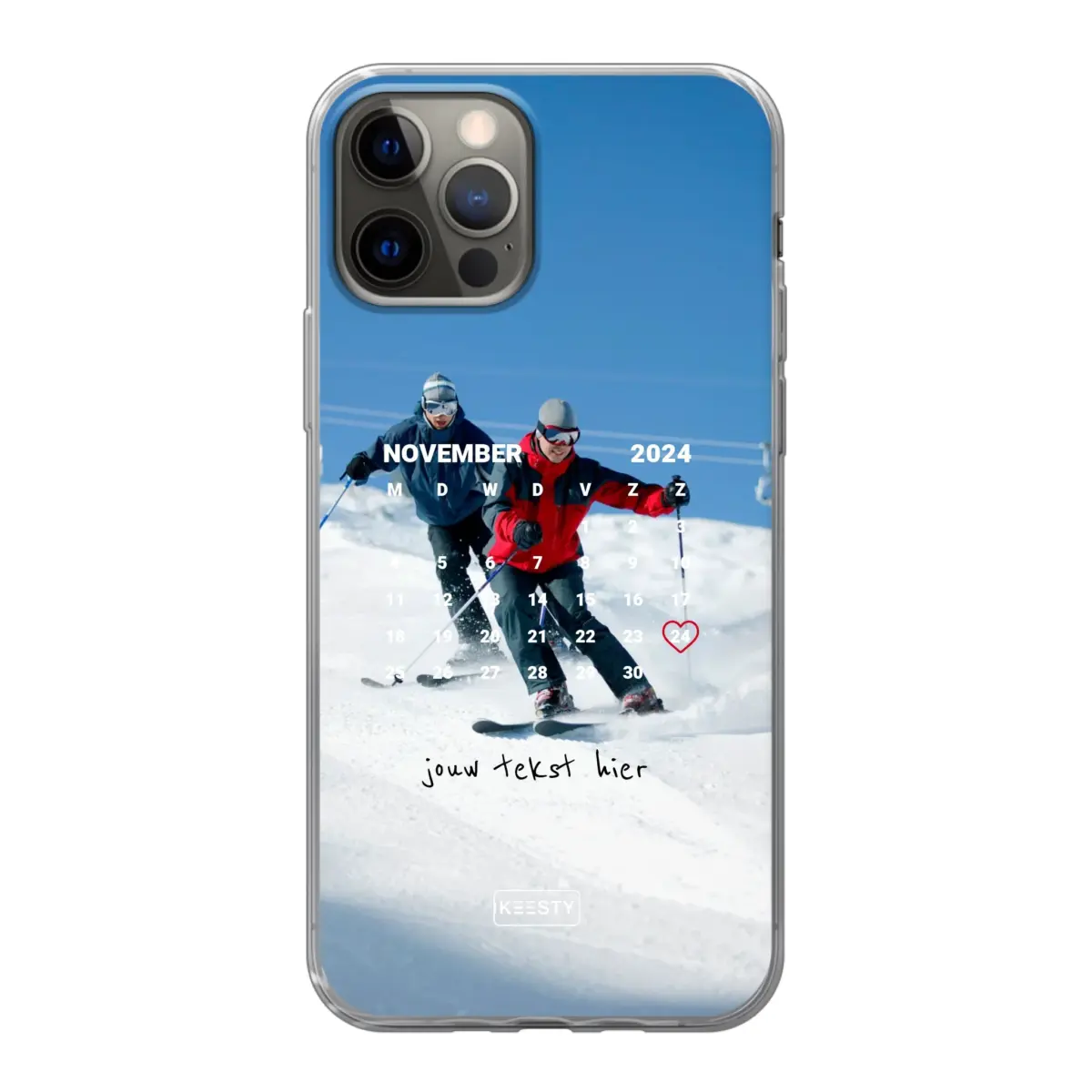 Telefoonhoesje Met Foto - Kalender cadeau - Soft hoesje