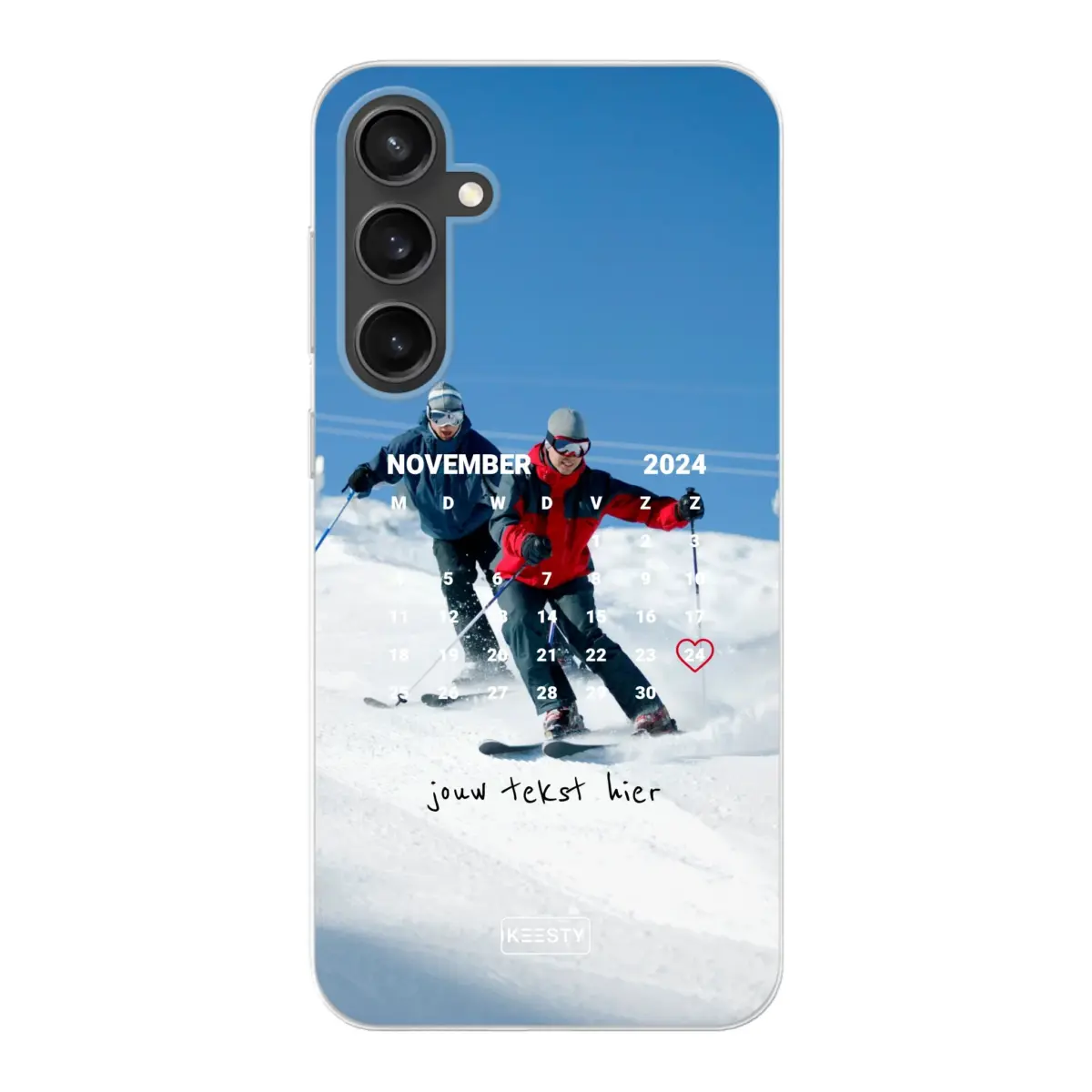 Telefoonhoesje Met Foto - Kalender cadeau - Soft hoesje