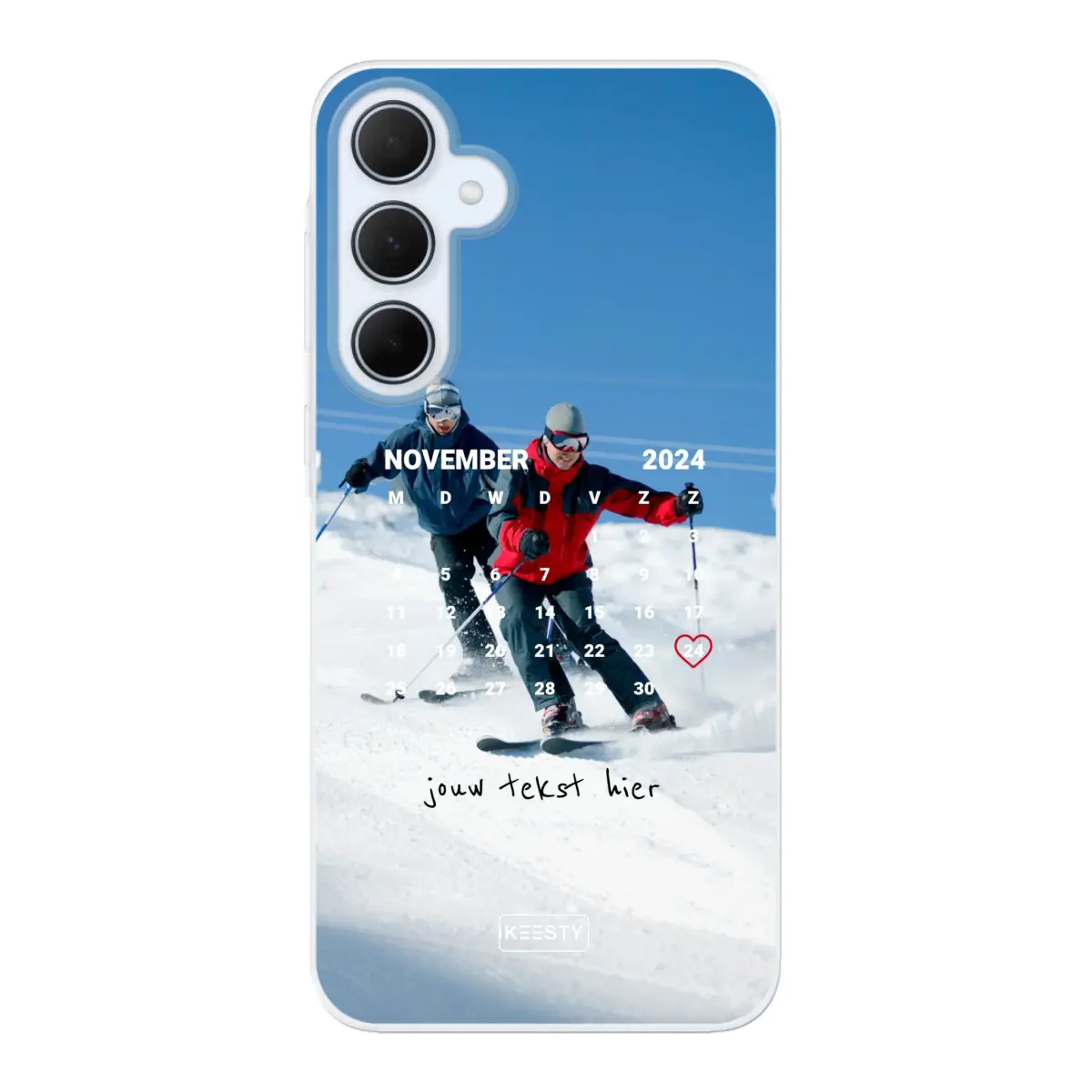 Telefoonhoesje Met Foto - Kalender cadeau - Soft hoesje