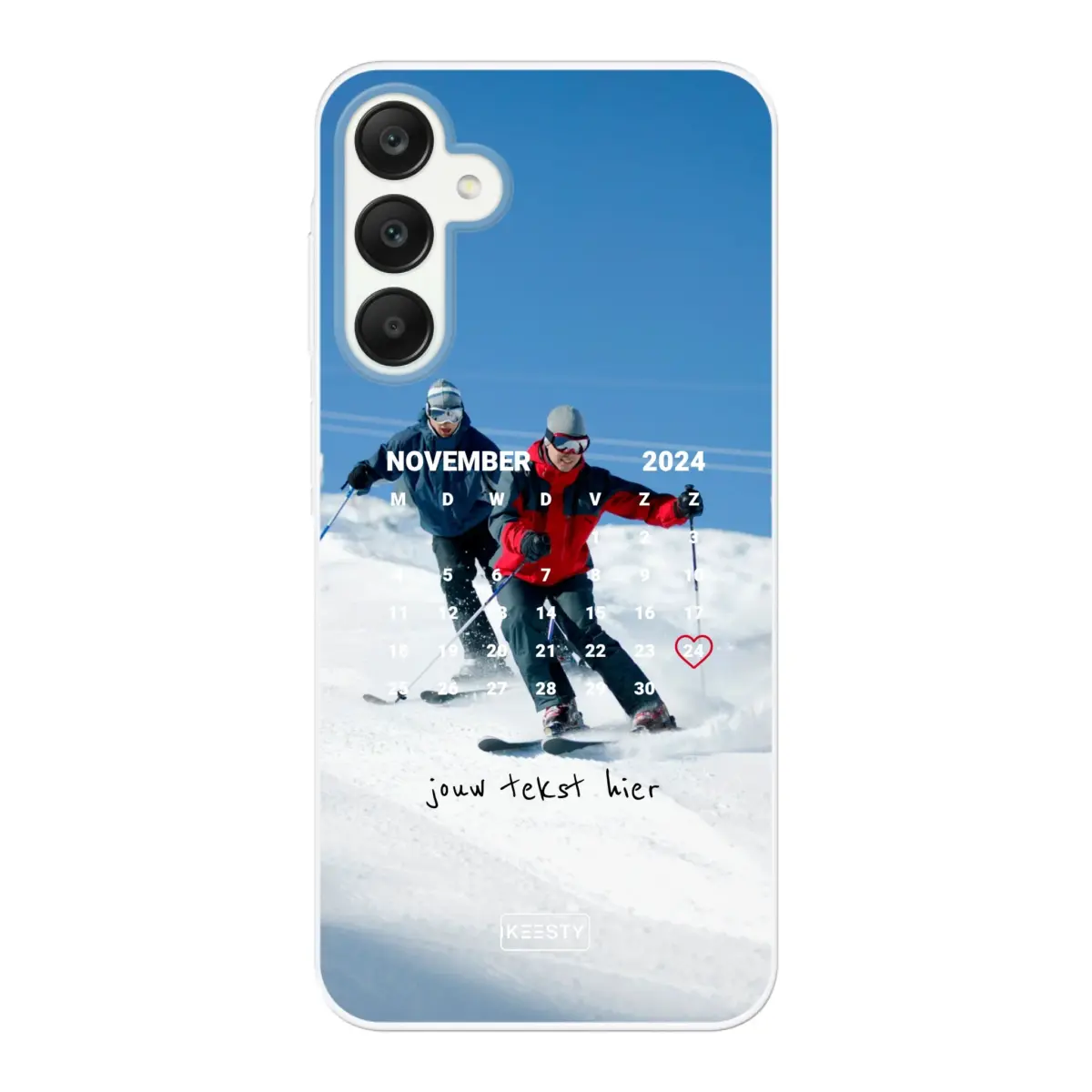 Telefoonhoesje Met Foto - Kalender cadeau - Soft hoesje