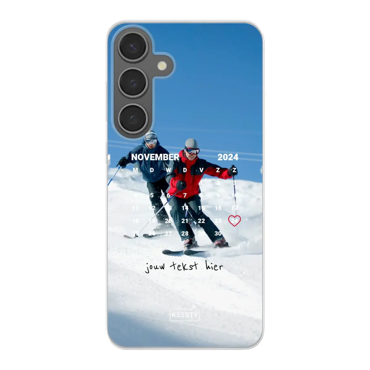 Telefoonhoesje Met Foto - Kalender cadeau - Soft hoesje