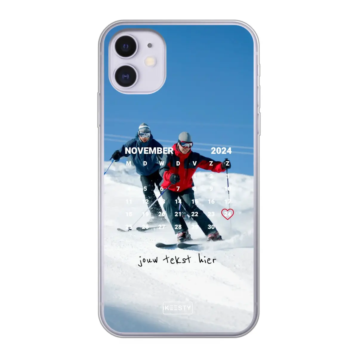 Telefoonhoesje Met Foto - Kalender cadeau - Soft hoesje