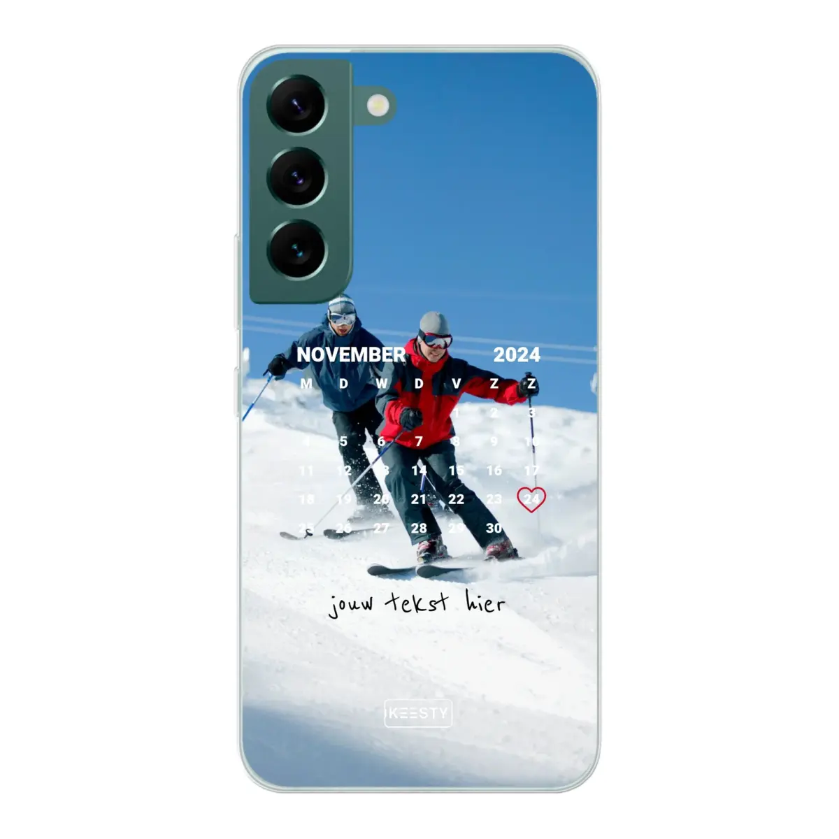 Telefoonhoesje Met Foto - Kalender cadeau - Soft hoesje