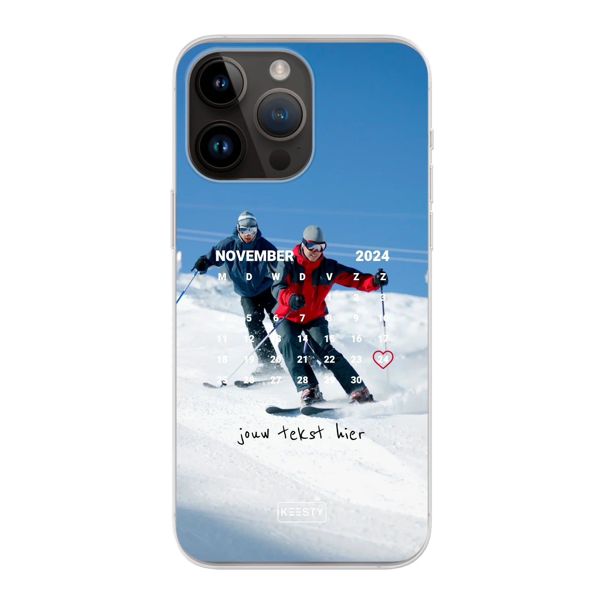 Telefoonhoesje Met Foto - Kalender cadeau - Soft hoesje