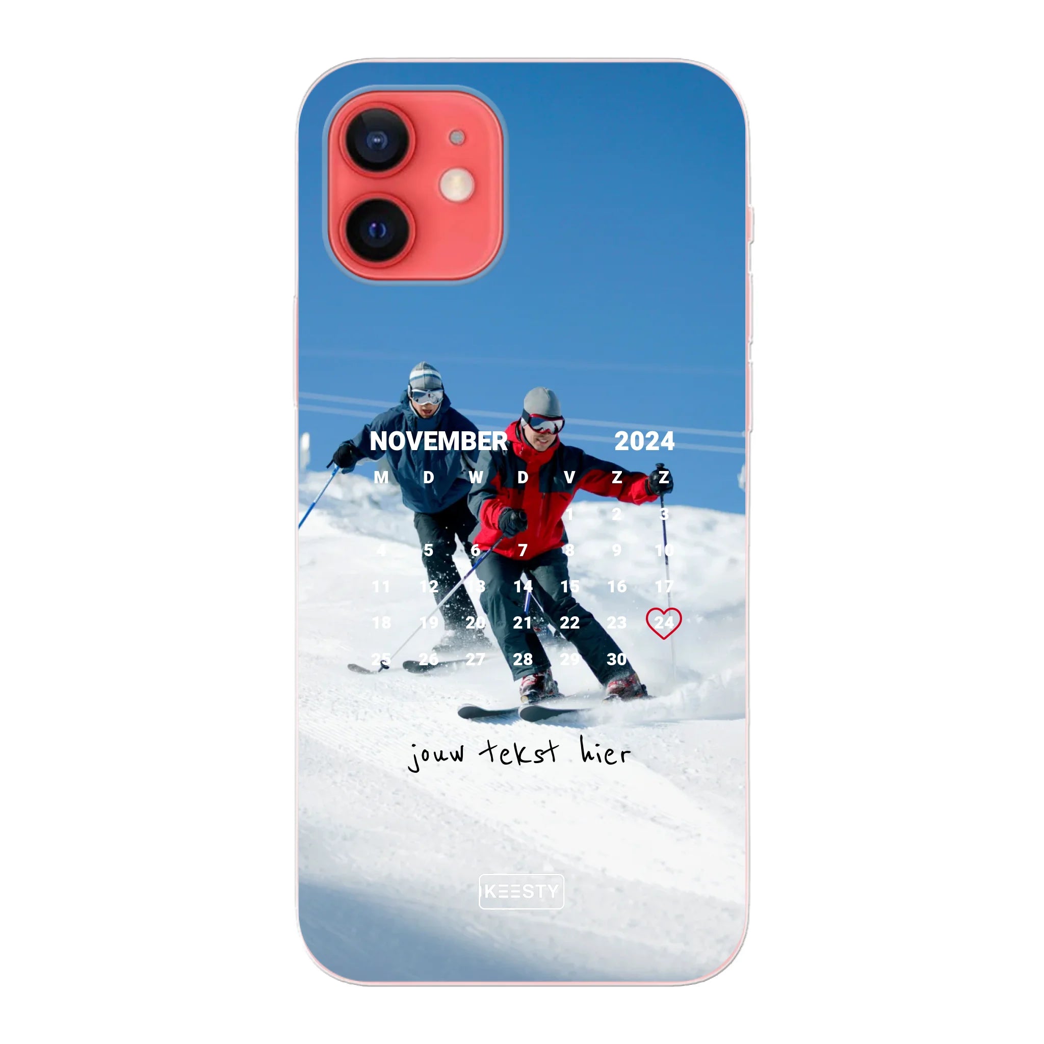 Telefoonhoesje Met Foto - Kalender cadeau - Soft hoesje