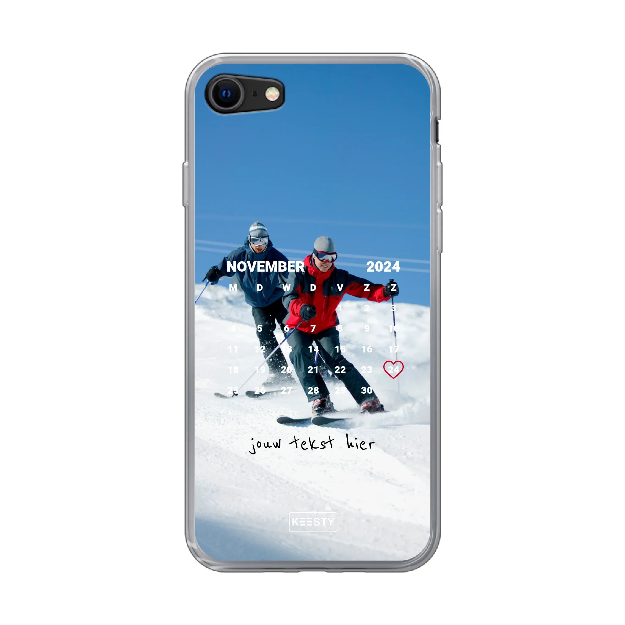 Telefoonhoesje Met Foto - Kalender cadeau - Soft hoesje