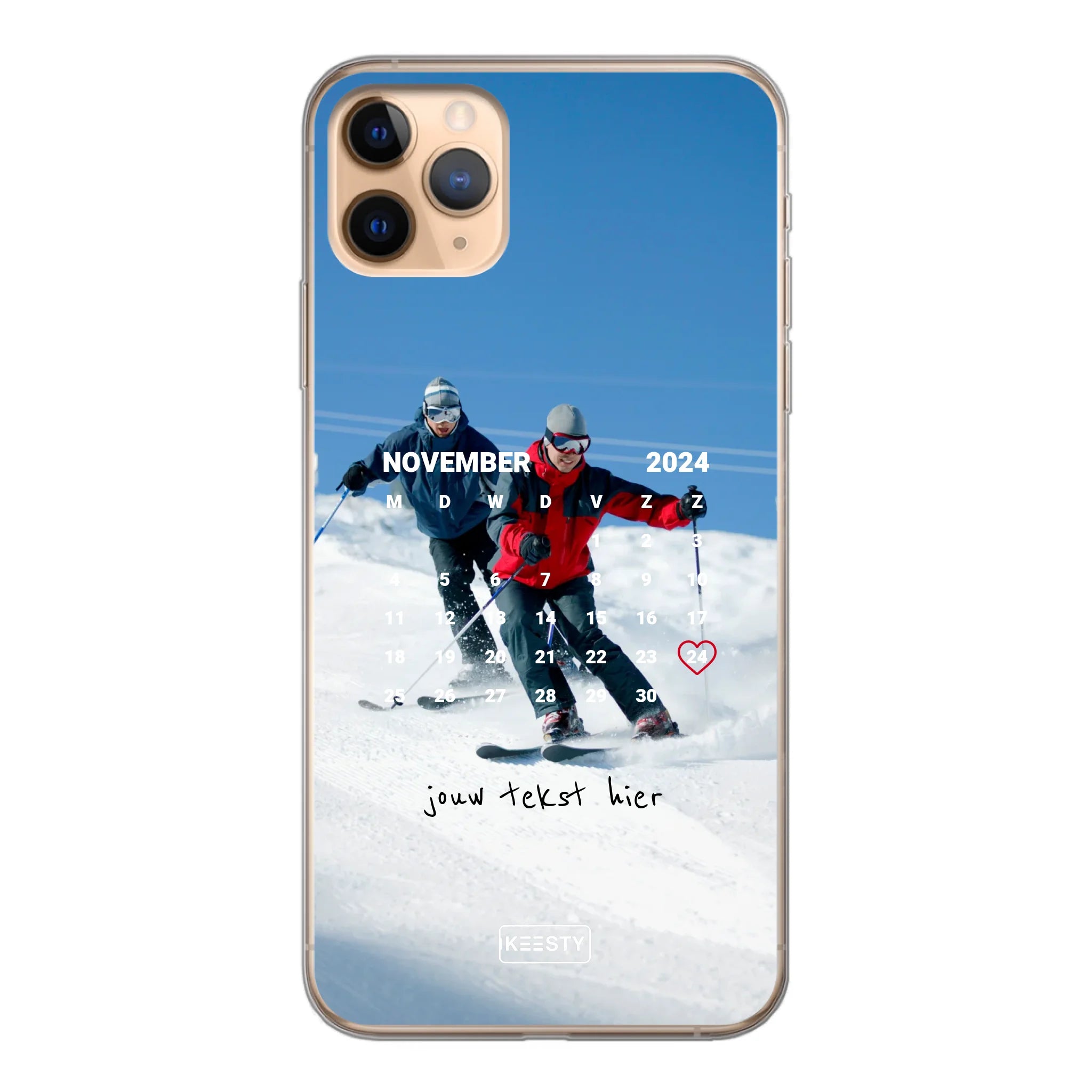 Telefoonhoesje Met Foto - Kalender cadeau - Soft hoesje